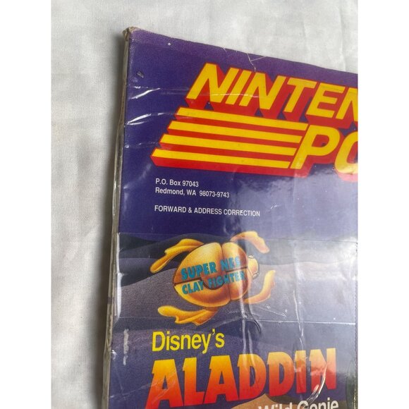 Nintendo Power Magazine Vol#55 Disney's Aladdin w/ Poster SKU 3092 - Picture 3 of 15